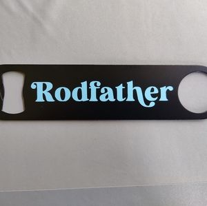 Stainless Steel Bottle Opener Rodfather With Fishing Pole